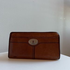 Fossil Wallet Brown Leather